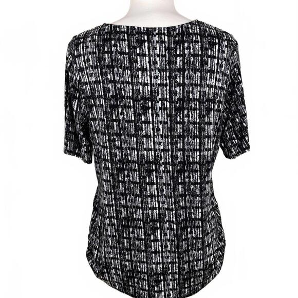 Coldwater Creek Women's Top, Size 1X, Black & White Pattern - Picture 2 of 5